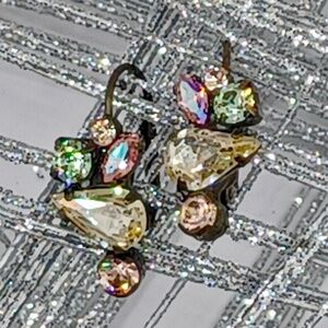 Vintage Sorrelli crystal drop earrings